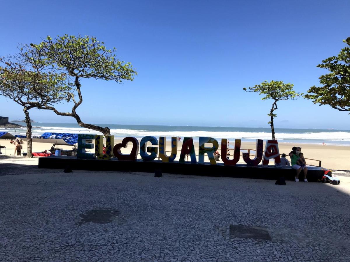Pitangueiras, Frente Ao Mar Com Servico De Praia Apartman Guarujá Kültér fotó